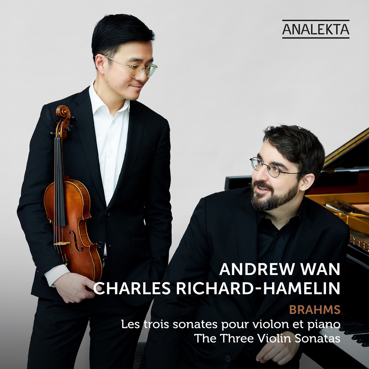 Brahms: The Three Violin Sonatas 封面