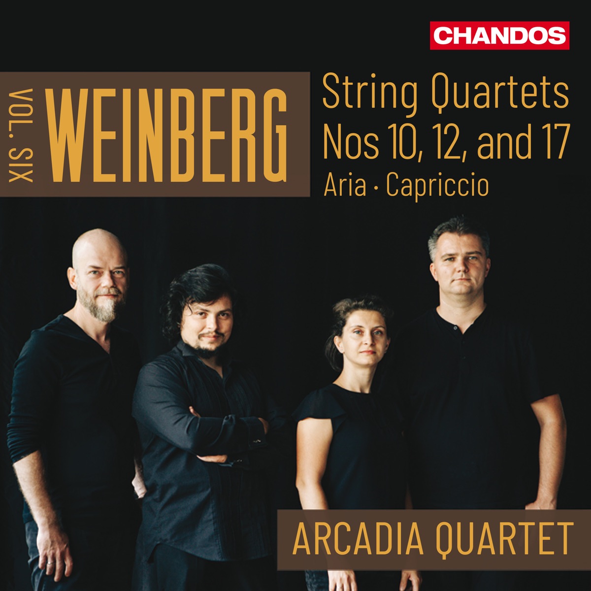 Mieczysław Weinberg: String Quartets, Vol. 6 封面