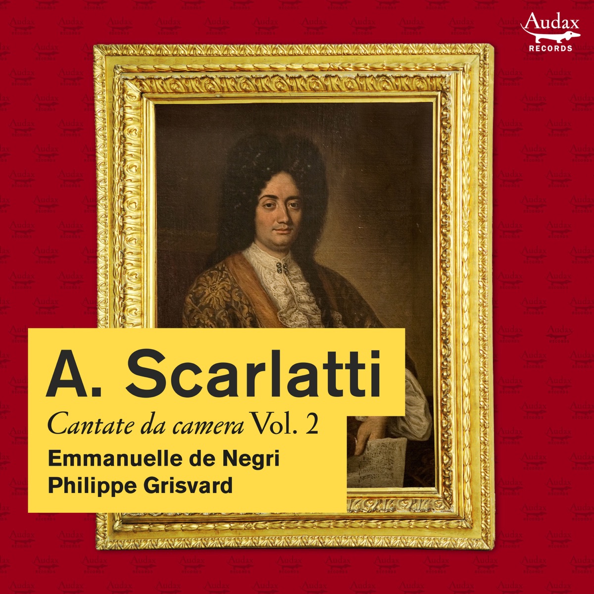 A. Scarlatti: Cantate da camera, Vol. 2 封面
