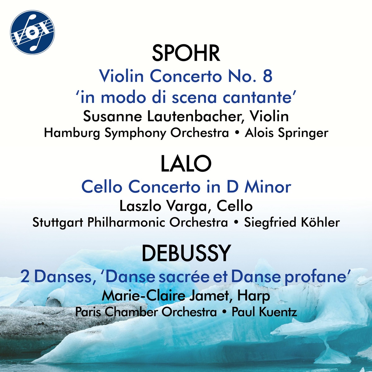 Spohr, Lalo & Debussy: Concertos 封面